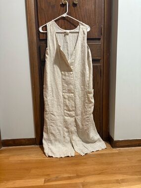 Vintage 100% Linen Smith and Hawken Dress